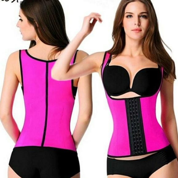 COPY - Steel boned vest corset waist trainer shaper - Picture 4 of 8